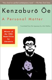 Kenzaburō Ōe: A Personal Matter (1994, Grove Press)