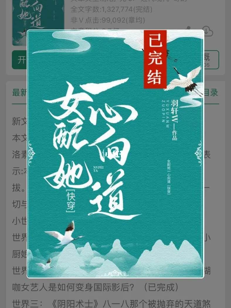 羽轩W: 女配她一心向道 (EBook, chinese language)